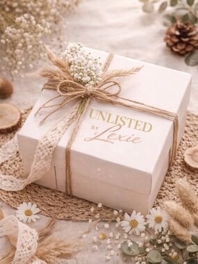 UNLISTED by Lexie White Gift Box with Natural Accents